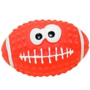 Игрушка Мяч регби с глазами 9,5см