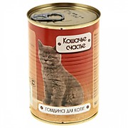 Конс. Кошачье Счастье говядина д/котят 410г