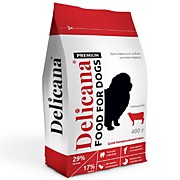 Delicana д/с мел. пород 400гр Говядина
